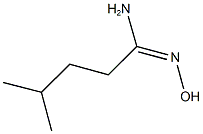 N'-hydroxy-4-methylpentanimidamide Struktur