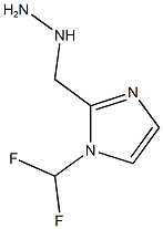 1-(DIFLUOROMETHYL)-2-(HYDRAZINOMETHYL)-1H-IMIDAZOLE Struktur