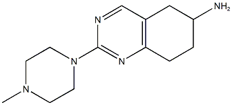 2-(4-METHYLPIPERAZIN-1-YL)-5,6,7,8-TETRAHYDROQUINAZOLIN-6-AMINE Struktur