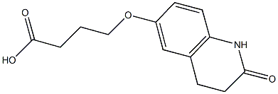 4-[(2-OXO-1,2,3,4-TETRAHYDROQUINOLIN-6-YL)OXY]BUTANOIC ACID Struktur