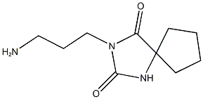 3-(3-AMINOPROPYL)-1,3-DIAZASPIRO[4.4]NONANE-2,4-DIONE Struktur