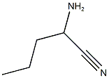 2-AMINOPENTANENITRILE Struktur