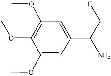 2-FLUORO-1-(3,4,5-TRIMETHOXYPHENYL)ETHANAMINE Struktur