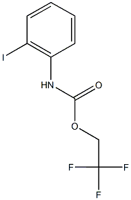 2,2,2-trifluoroethyl 2-iodophenylcarbamate Struktur