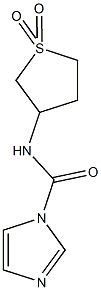 N-(1,1-dioxidotetrahydrothien-3-yl)-1H-imidazole-1-carboxamide Struktur