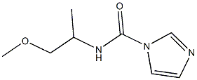 N-(2-methoxy-1-methylethyl)-1H-imidazole-1-carboxamide Struktur