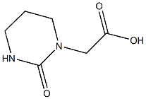 (2-oxotetrahydropyrimidin-1(2H)-yl)acetic acid Struktur