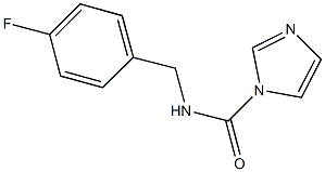 N-(4-fluorobenzyl)-1H-imidazole-1-carboxamide Struktur