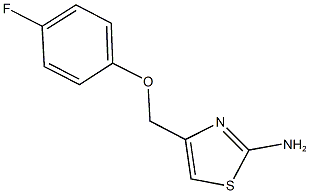 4-[(4-fluorophenoxy)methyl]-1,3-thiazol-2-amine Struktur