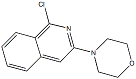 1-chloro-3-morpholin-4-ylisoquinoline Struktur