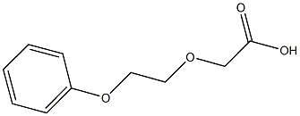 (2-phenoxyethoxy)acetic acid Struktur