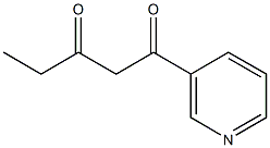 1-(pyridin-3-yl)pentane-1,3-dione Struktur