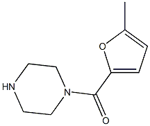 1-[(5-methylfuran-2-yl)carbonyl]piperazine Struktur