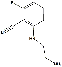 2-[(2-aminoethyl)amino]-6-fluorobenzonitrile Struktur