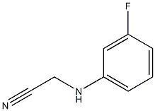 2-[(3-fluorophenyl)amino]acetonitrile Struktur