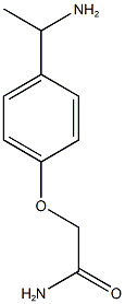 2-[4-(1-aminoethyl)phenoxy]acetamide Struktur