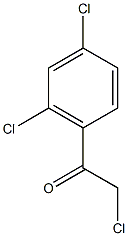 2-chloro-1-(2,4-dichlorophenyl)ethan-1-one Struktur