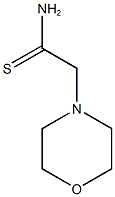 2-morpholin-4-ylethanethioamide Struktur