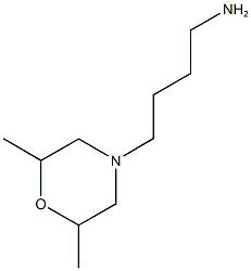 4-(2,6-dimethylmorpholin-4-yl)butan-1-amine Struktur