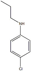 4-chloro-N-propylaniline Struktur