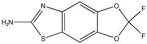 5,5-difluoro-4,6-dioxa-10-thia-12-azatricyclo[7.3.0.0^{3,7}]dodeca-1(9),2,7,11-tetraen-11-amine Struktur