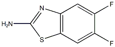 5,6-difluoro-1,3-benzothiazol-2-amine Struktur