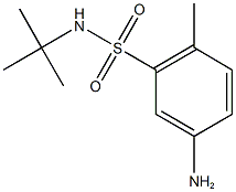 5-amino-N-tert-butyl-2-methylbenzene-1-sulfonamide Struktur