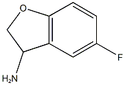 5-fluoro-2,3-dihydro-1-benzofuran-3-amine Struktur