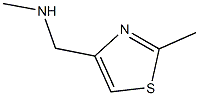 methyl[(2-methyl-1,3-thiazol-4-yl)methyl]amine Struktur