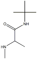 N-tert-butyl-2-(methylamino)propanamide Struktur