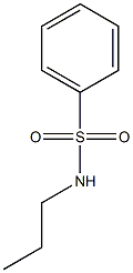 N-Propylbenzenesulfonamide Struktur