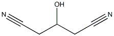 3-hydroxypentanedinitrile Struktur