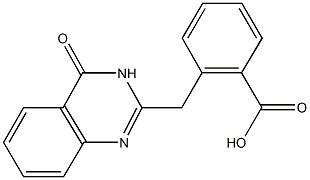 2-[(4-OXO-3,4-DIHYDROQUINAZOLIN-2-YL)METHYL]BENZOIC ACID Struktur