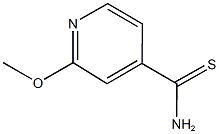 2-METHOXYPYRIDINE-4-CARBOTHIOAMIDE Struktur