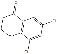 6,8-DICHLORO-2,3-DIHYDRO-4H-CHROMEN-4-ONE Struktur