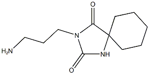 3-(3-AMINOPROPYL)-1,3-DIAZASPIRO[4.5]DECANE-2,4-DIONE Struktur