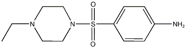 4-[(4-ETHYLPIPERAZIN-1-YL)SULFONYL]ANILINE Struktur