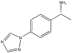 (1R)-1-[4-(1H-1,2,4-TRIAZOL-1-YL)PHENYL]ETHANAMINE Struktur