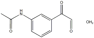 3-ACETAMIDOPHENYLGLYOXAL HYDRATE, 95+% Struktur