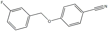 4-[(3-FLUOROBENZYL)OXY]BENZONITRILE Struktur