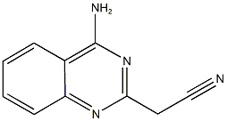 (4-aminoquinazolin-2-yl)acetonitrile Struktur