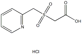 [(pyridin-2-ylmethyl)sulfonyl]acetic acid hydrochloride Struktur