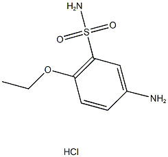 5-amino-2-ethoxybenzenesulfonamide hydrochloride Struktur