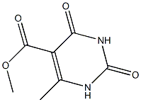 methyl 6-methyl-2,4-dioxo-1,2,3,4-tetrahydropyrimidine-5-carboxylate Struktur