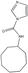 N-cyclooctyl-1H-imidazole-1-carboxamide Struktur