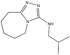 N-isobutyl-6,7,8,9-tetrahydro-5H-[1,2,4]triazolo[4,3-a]azepin-3-amine Struktur