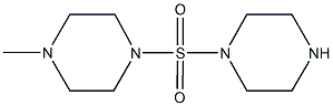 1-methyl-4-(piperazin-1-ylsulfonyl)piperazine Struktur