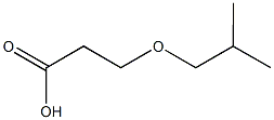 3-isobutoxypropanoic acid Struktur