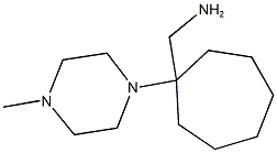 [1-(4-methylpiperazin-1-yl)cycloheptyl]methylamine Struktur