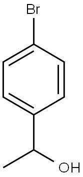 1-(4-bromophenyl)ethan-1-ol Struktur